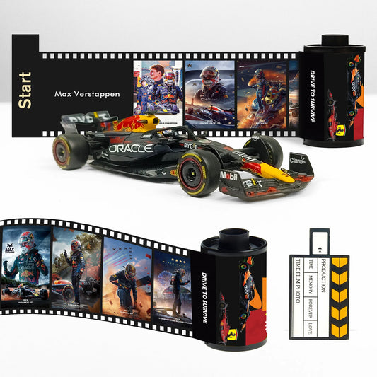 [Souvenir] Max Verstappen F1 Film Roll - Red Bull Racing Collectible(10 Frames)