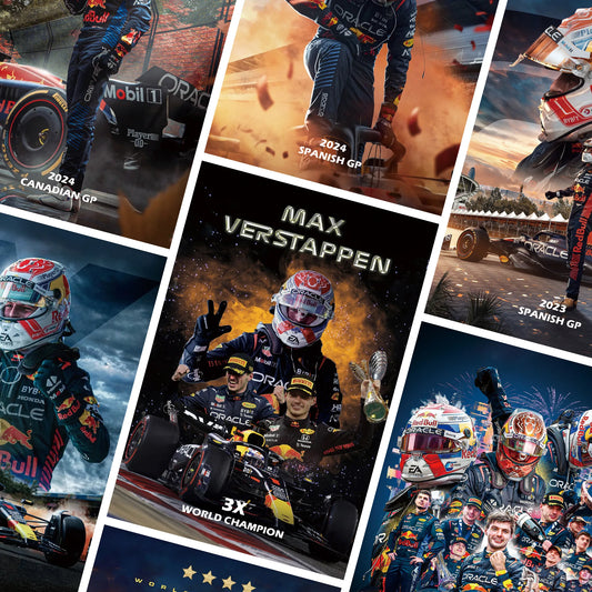 [Souvenir] Max Verstappen Red Bull Racing Postcard Set (10 Cards)