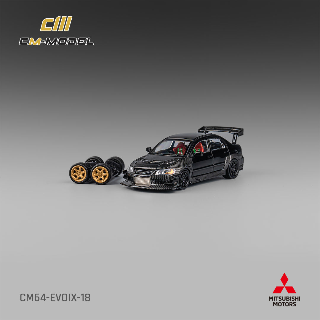 CM Model 1:64 Mitsubishi Lancer Evo IX Carbon CM64-EVOIX-18