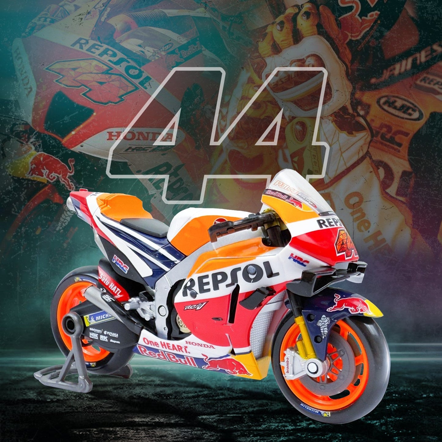 1:18 MotoGP Motorcycle Models – Repsol Honda #93, Ducati Champion & Red Bull KTM Collectibles[final clearance sale!]