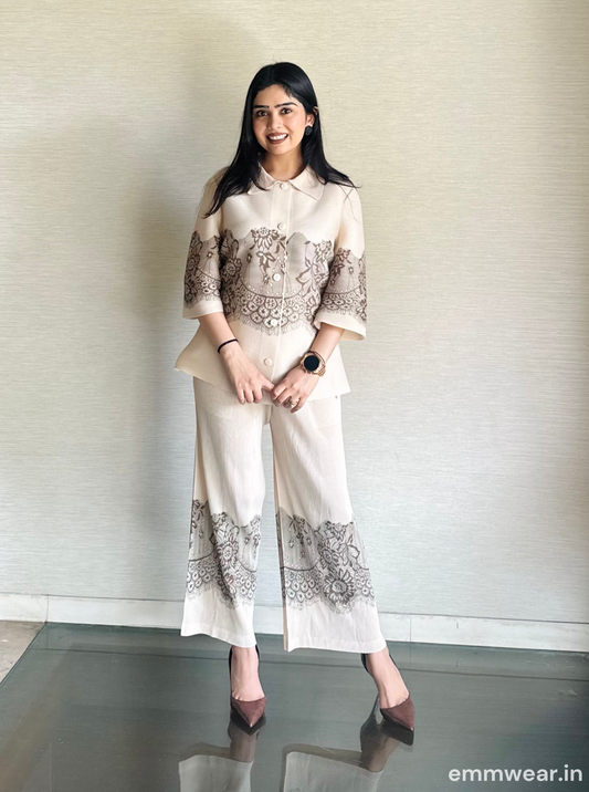Sand Lace Co-ord Set