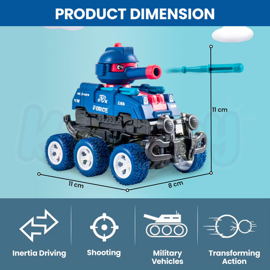 Pull-Back Transform Fighter Truck ( SET OF 3)