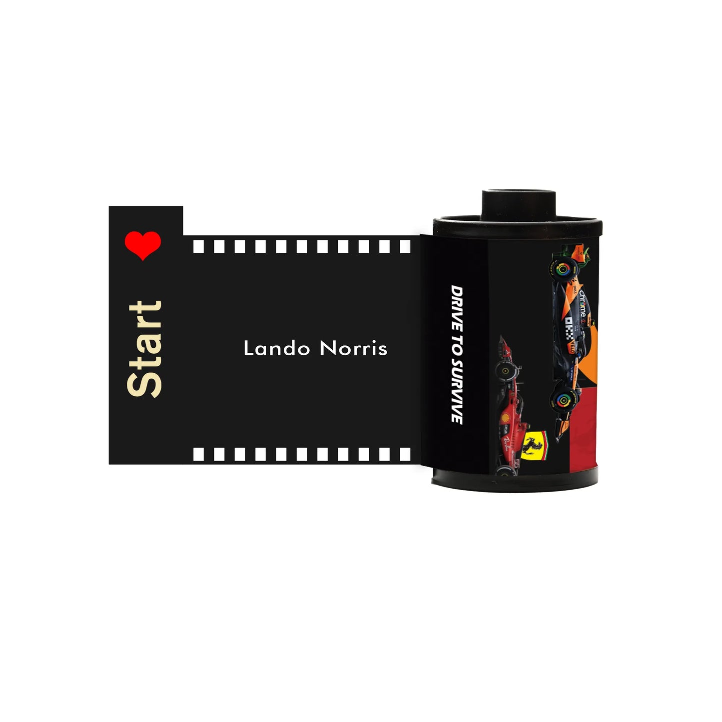 [Souvenir] Lando Norris F1 Film Roll – McLaren Racing Collectible(10 Frames)