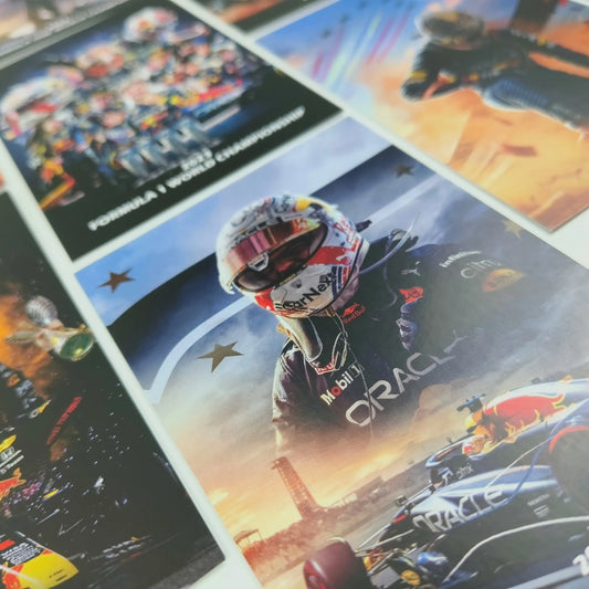 [Souvenir] Max Verstappen Red Bull Racing Postcard Set (10 Cards)