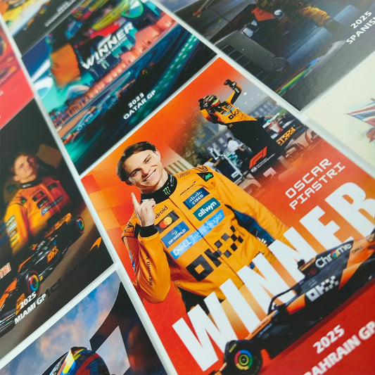 [Souvenir] Oscar Piastri McLaren Postcard Set (10 Cards)