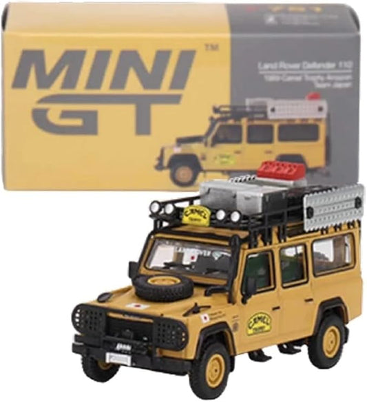 Mini GT Land Rover Defender 110 (1989 Camel Trophy Amazon) - Sealed Box