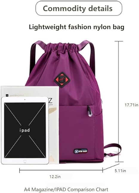 Foldable Large Capacity Dry-Wet Separation Travel Sports Backpack
