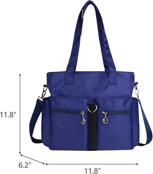 Multipockets Tote Bags Waterproof Purses and Handbags Large Crossbody Bags