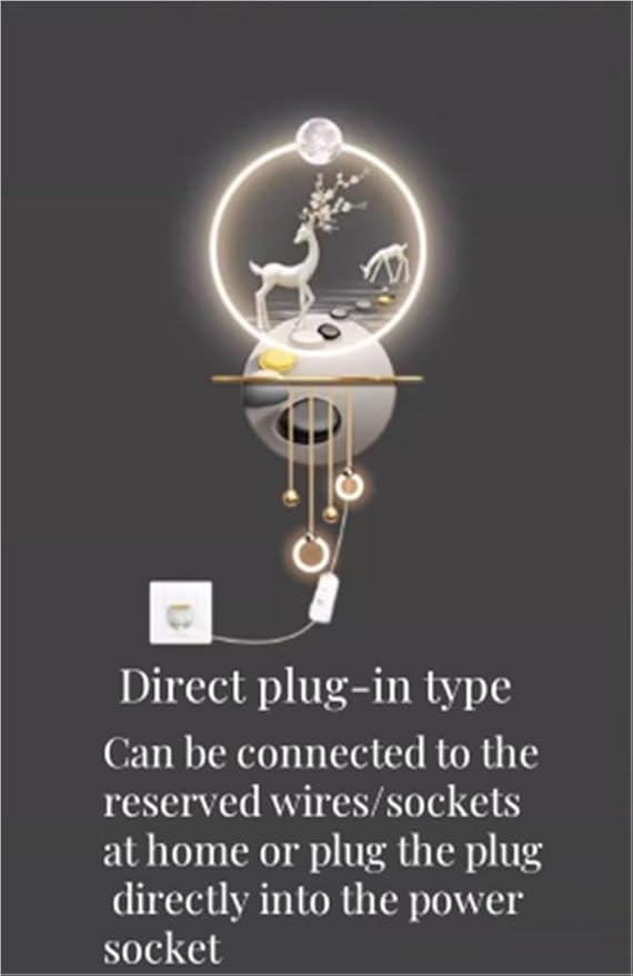 3D Feng Shui Art Wall Decoration Lamp