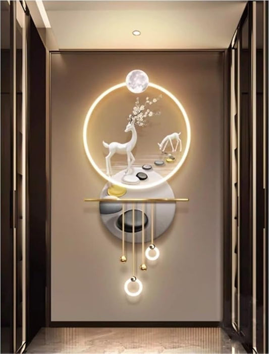 3D Feng Shui Art Wall Decoration Lamp