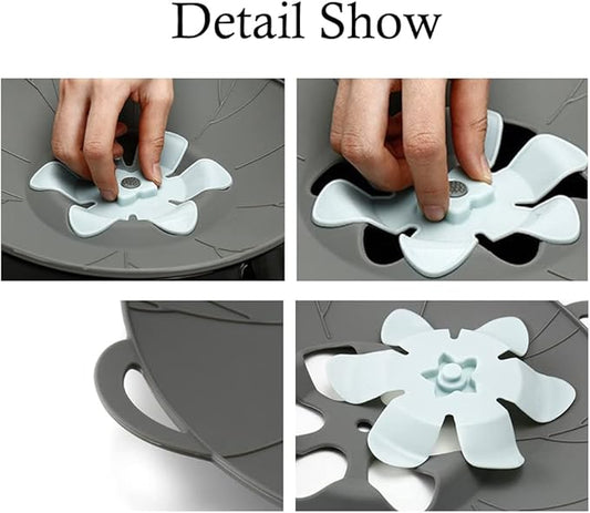 3-piece reusable silicone lid set