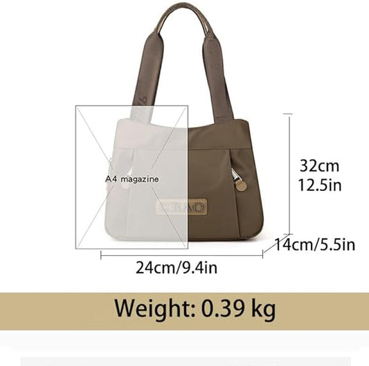 French Nylon Crossbody Bag