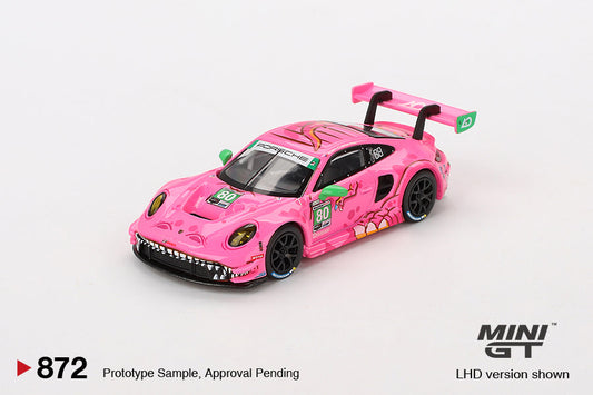 Mini GT 1/64 Porsche 911 GT3 R #80 2023 IMSA VIRginia Roxy AO Racing Pink