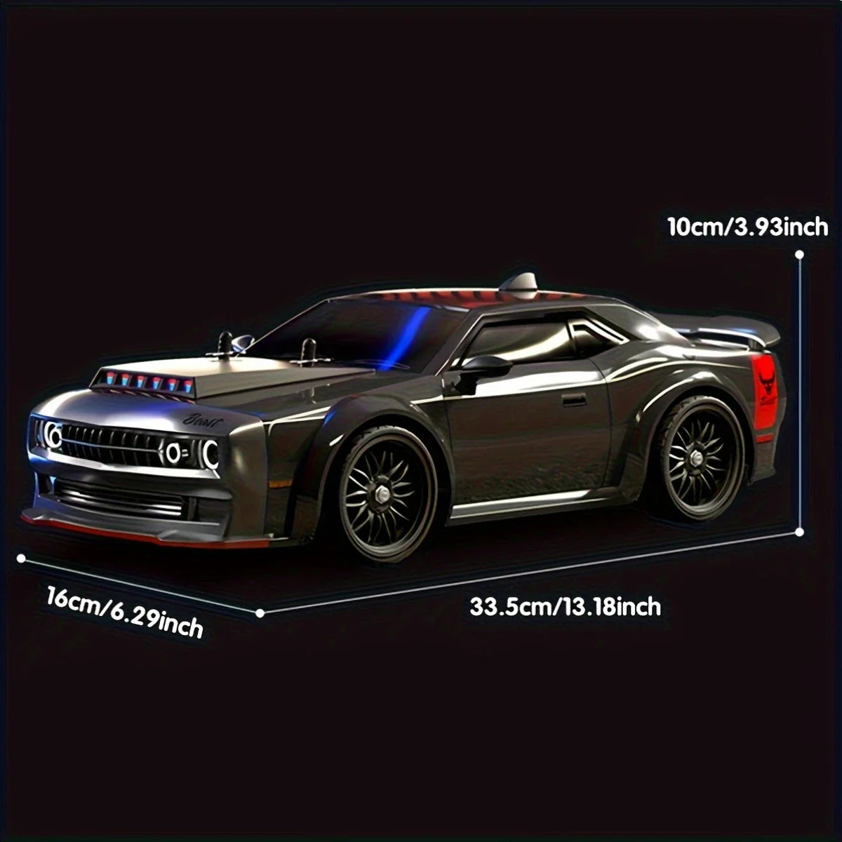 [4WD RC Car] 70KM/H High Speed 4WD Brushless RC Car, 2.4GHz Remote Control