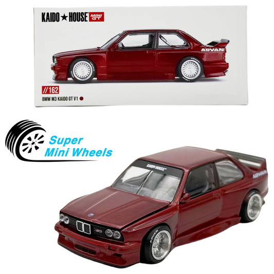 Kaido House x Mini GT 1:64 BMW M3 (E30) Kaido GT V1 – M Red - KHMG162