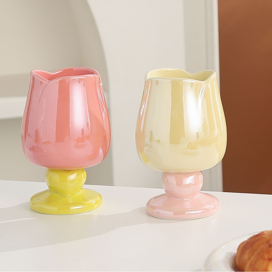 Ceramic Tulip Mug Set™️ - Set of 4 Mugs