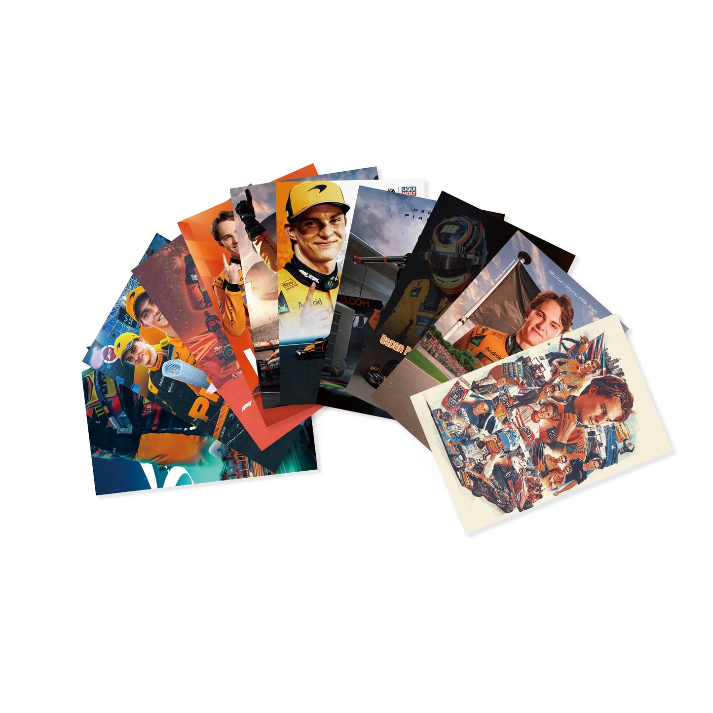 [Souvenir] Oscar Piastri McLaren Postcard Set (10 Cards)