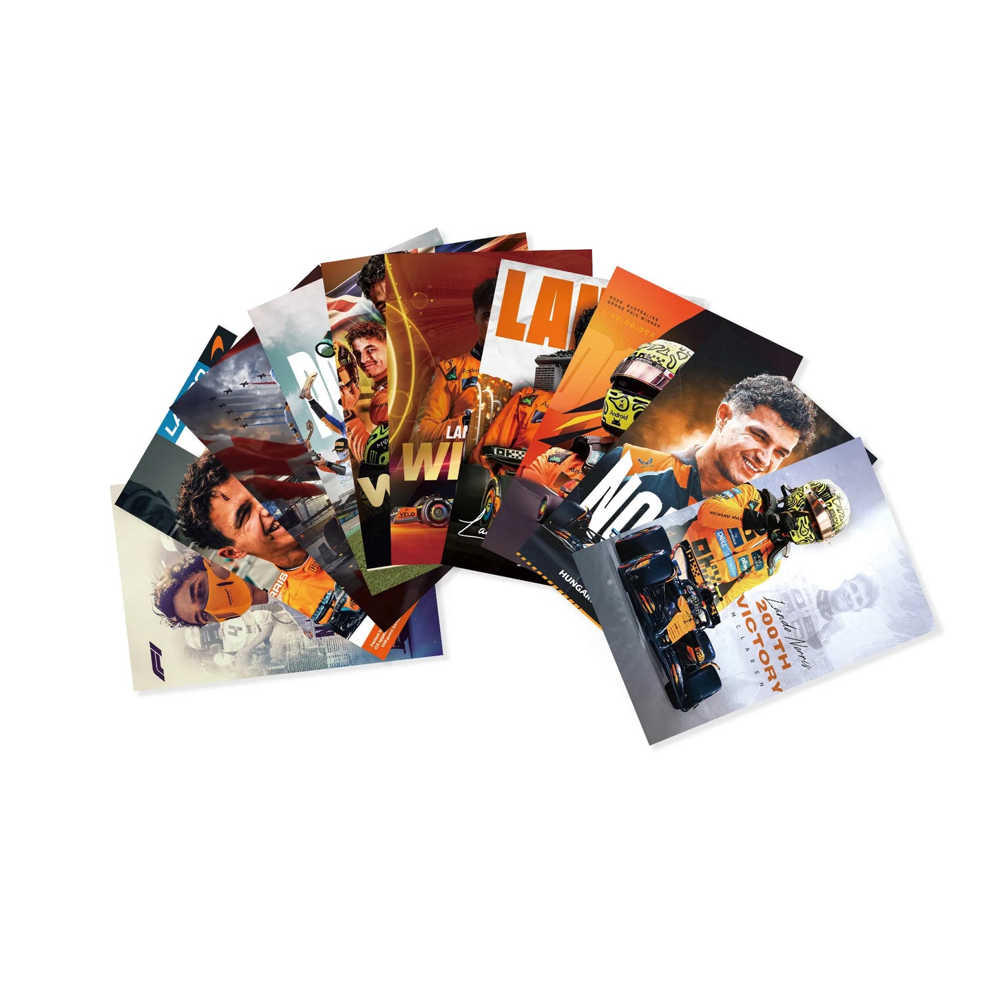 [Souvenir] Lando Norris McLaren Postcard Set (10 Cards)