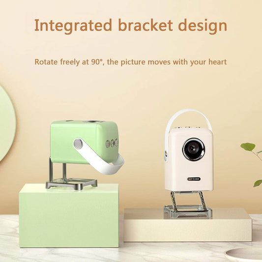 Portable Projector, Supports 1080p Full HD, 300 Home Theater