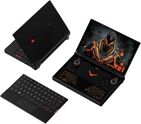 G1 Handheld PC with AMD Ryzen AI 9 HX 370, 2-in-1 Laptop with 8.8" 144Hz 2k Touchscreen, 32G RAM and 1TB SSD