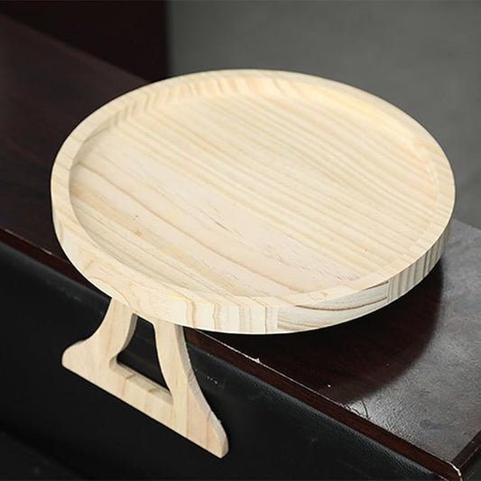 10 Inch Round Sofa Arm Tray