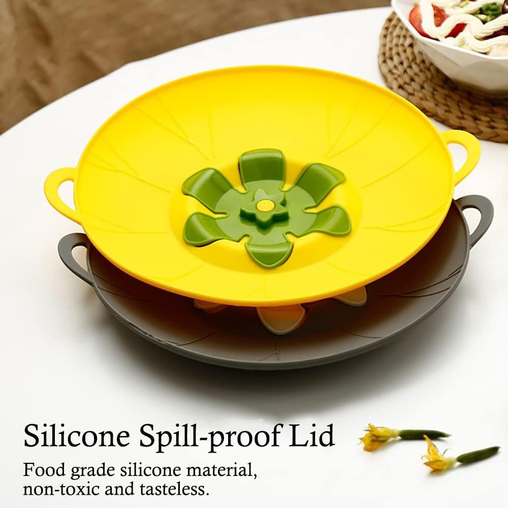 3-piece reusable silicone lid set