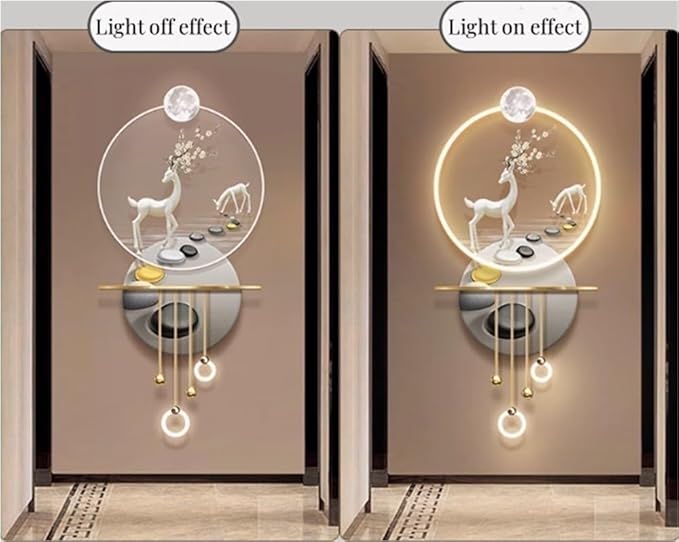 3D Feng Shui Art Wall Decoration Lamp