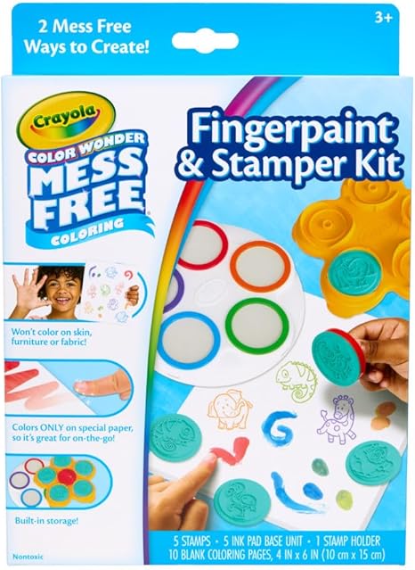 Color Wonder Mess Free Fingerpaint & Stamper Kit™️