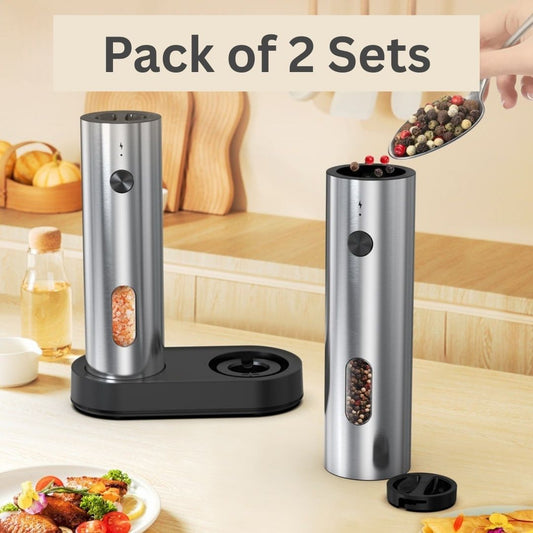 Stainless Steel Auto Salt & Pepper Grinder™️