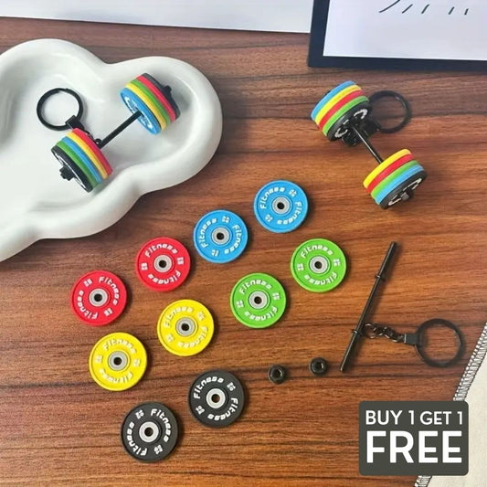 Mini Barbell Keychain™️