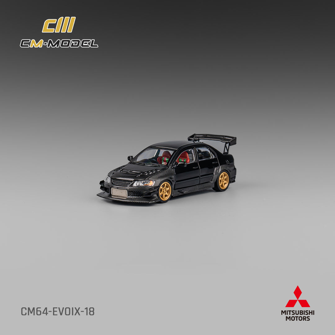 CM Model 1:64 Mitsubishi Lancer Evo IX Carbon CM64-EVOIX-18