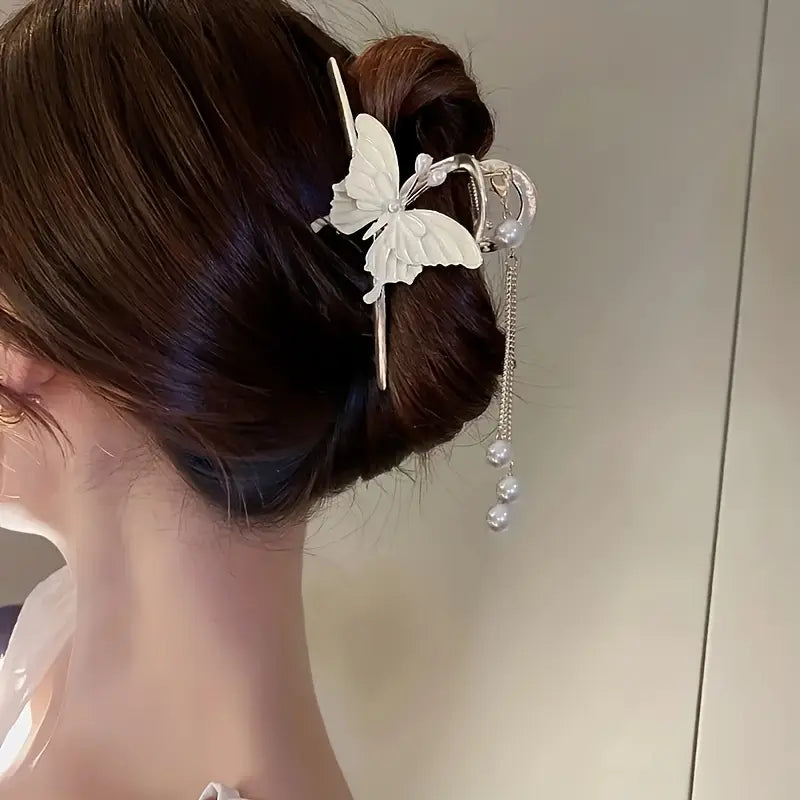 3pc Large Claw Hair Clip – Ancient Chinese Style Ponytail Holder