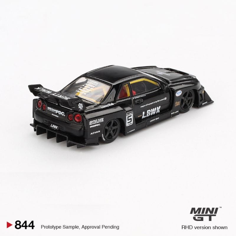 MINI GT Nissan LB-ER34 Super Silhouette SKYLINE Black