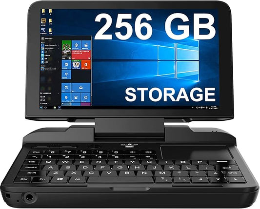 GPD Micro PC Mini Laptop [256GB M.2 SSD Version] Industrial 6 Inch [Latest Update HW CPU Celeron N4120 Processor] Portable Laptop Notebook OS Win 10 Pro, Ubuntu Mate 18.10, 8GB RAM