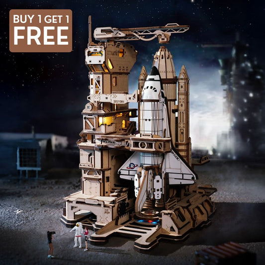 Space Shuttle™️- Wooden 3D Puzzle Kit