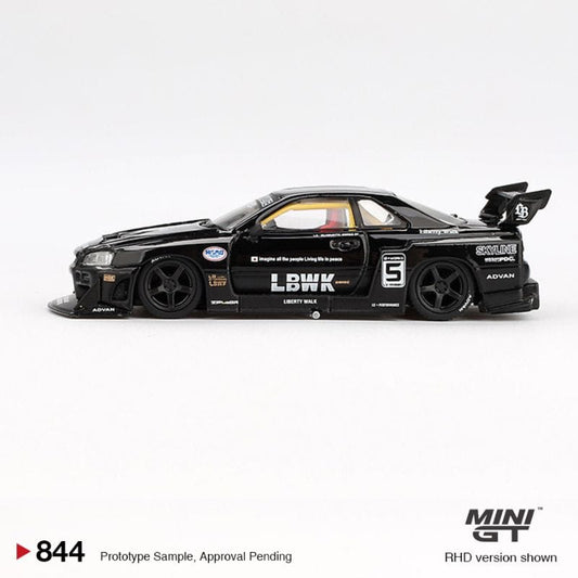 MINI GT Nissan LB-ER34 Super Silhouette SKYLINE Black