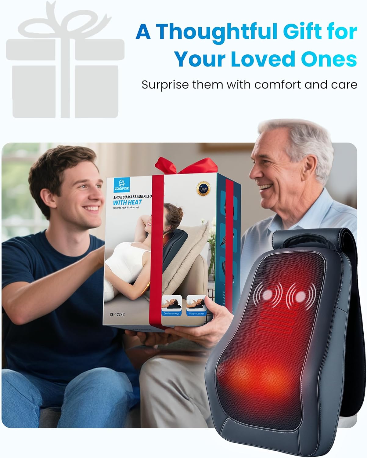 COMFIER™️ 3-D Heated Back Massager