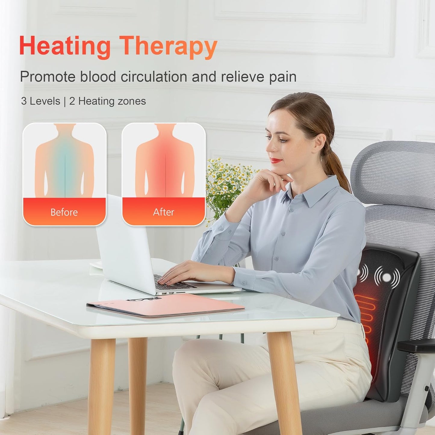 COMFIER™️ 3-D Heated Back Massager