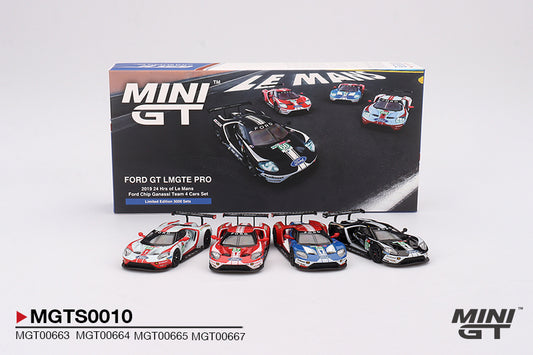Ford GT LMGTE PRO 2019 24 Hrs of Le Mans Ford Chip Ganassi Team 4 Cars Set