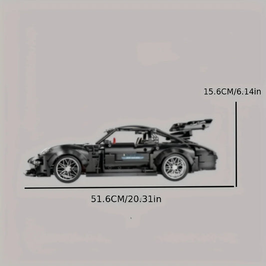 Black High-Precision Assembly Toy Car Model of The Bull Demon King