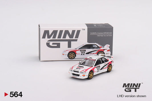 Mini GT SUBARU Impreza WRC98 1999 Rally Tour de Corse #22