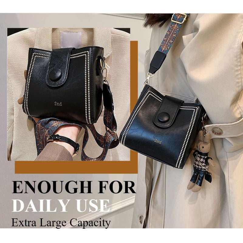 🎁LAST DAY SALE👜Vintage Fashion Bag with Adjustable Wider Shoulder Strap