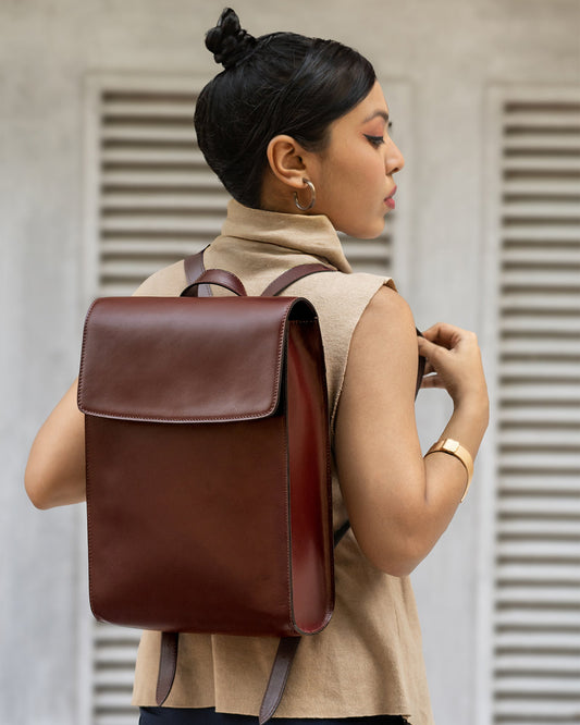 Valencia Backpack - Burgundy