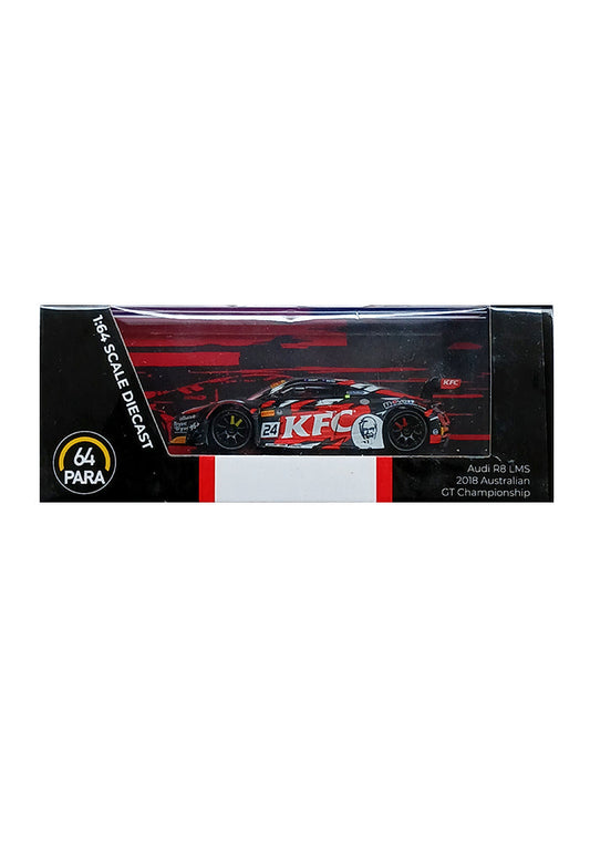 Para64 KFC Audi R8 LMS - Black / Red (1:64 Scale)