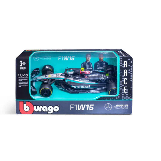 Bburago - F1 Mercedes F1 Team - AMG W15 2024 -  #44 Lewis Hamilton 1/43 Scale