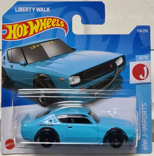 Hot Wheels 2022/174 - HW J-Imports 08/10 - Nissan Skyline 2000GT-R LBWK Daicast model sams toy world
