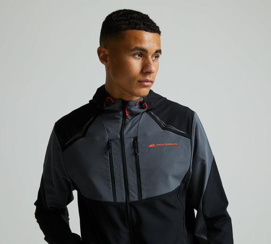 Monterrain Orbit Woven Black Tracksuit - Jacket / Pant