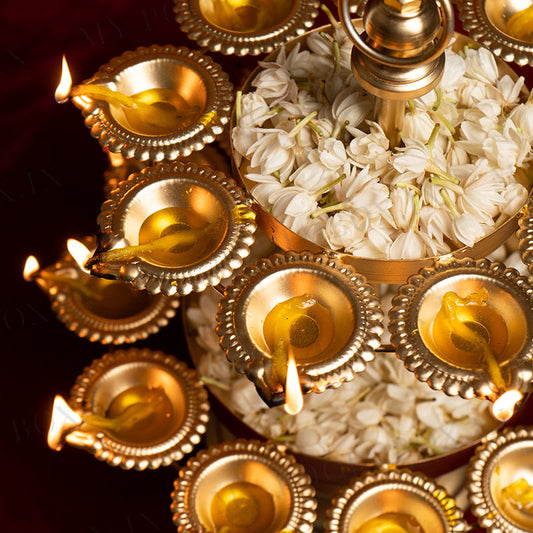 Exquisite Layer Diya Urli Stand