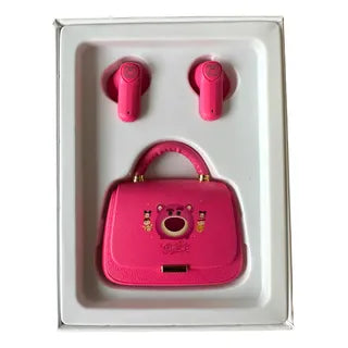 Barbie Collection Bag Style TWS Earphones Model: SX-210 (Pink)