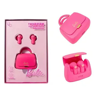 Barbie Collection Bag Style TWS Earphones Model: SX-210 (Pink)